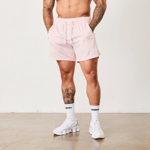 Vanquish Fitness BTY Himalayan Pink Mesh Shorts Himalayan Pink | SVMF95260