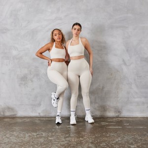 Vanquish Fitness Enhance Nude Leggings Nude | DGFX48716