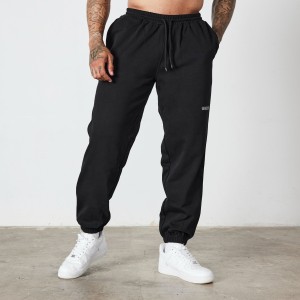 Vanquish Fitness Essential Black Oversized Sweatpants Black | MTKI19324