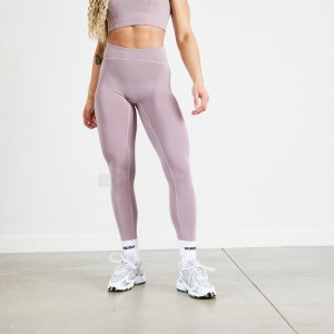 Vanquish Fitness Evolve Truffle Lilac High Waisted Leggings Lilac | EKNR82954