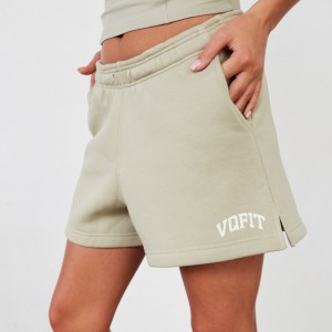 Vanquish Fitness Pale Khaki VQFIT Shorts Pale Khaki | ORIY06217