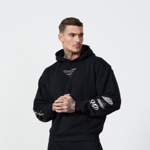 Vanquish Fitness TSP Black 2023 Collective Oversized Pullover Hoodie Black | GYHE79018