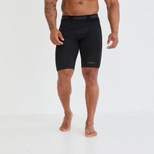 Vanquish Fitness Utility Black Base Layer Shorts Black | ZJRL84706