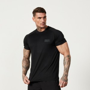 Vanquish Fitness Utility Black T Shirt Black | RBWD56307