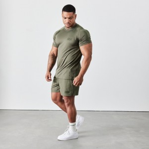 Vanquish Fitness Utility V2 Khaki 5" Shorts Khaki | PFDU89576