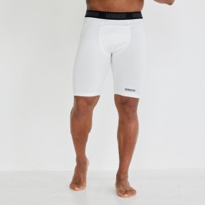 Vanquish Fitness Utility White Base Layer Shorts White | IFNG10485
