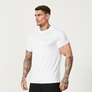 Vanquish Fitness Utility White T Shirt White | OAKQ53672