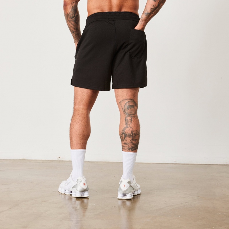 Vanquish Fitness BTY Black Mesh Shorts Black | CLYE47680