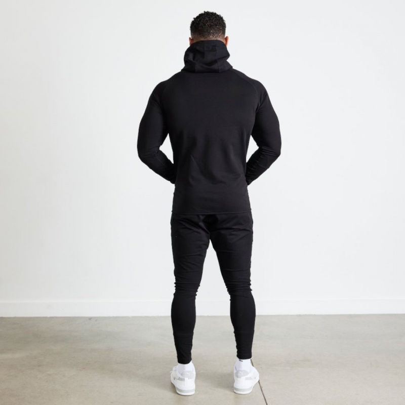 Vanquish Fitness Eclipse V2 Black Full Zip Front Hoodie Black | EUSF02456