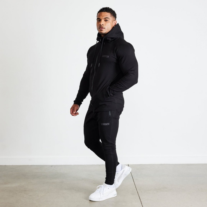 Vanquish Fitness Eclipse V2 Black Tapered Sweatpants Black | MWID93015