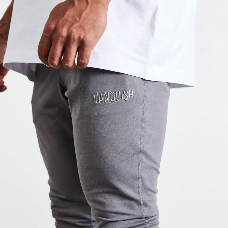 Vanquish Fitness Eclipse V2 Grey Tapered Sweatpants Grey | XCJZ80567