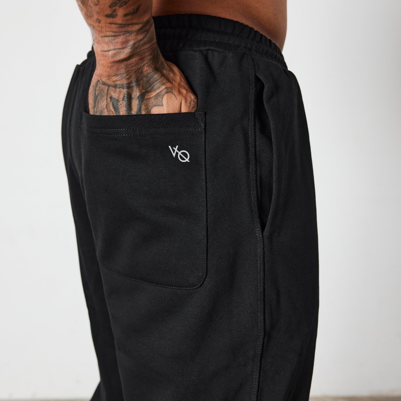 Vanquish Fitness Essential Black Oversized Sweatpants Black | MTKI19324