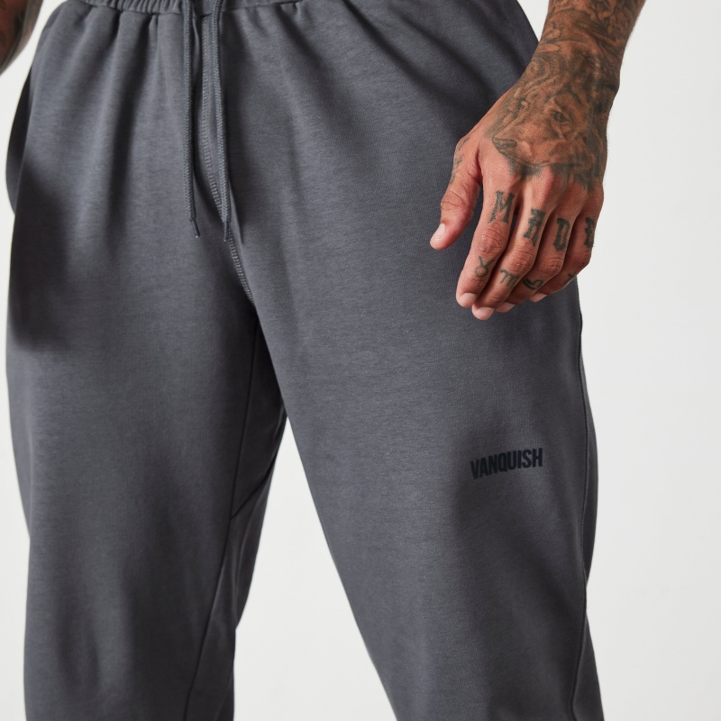 Vanquish Fitness Essential Denim Blue Oversized Sweatpants Denim Blue | OXHA41578