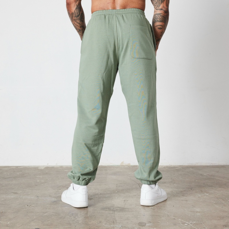 Vanquish Fitness Essential Green Oversized Sweatpants Green | JQZO43891