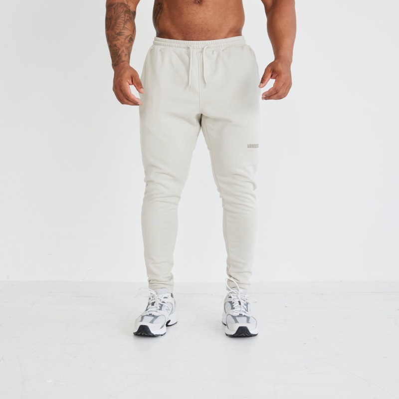 Vanquish Fitness Essential Stone Tapered Fit Sweatpants Stone | ACTU46208