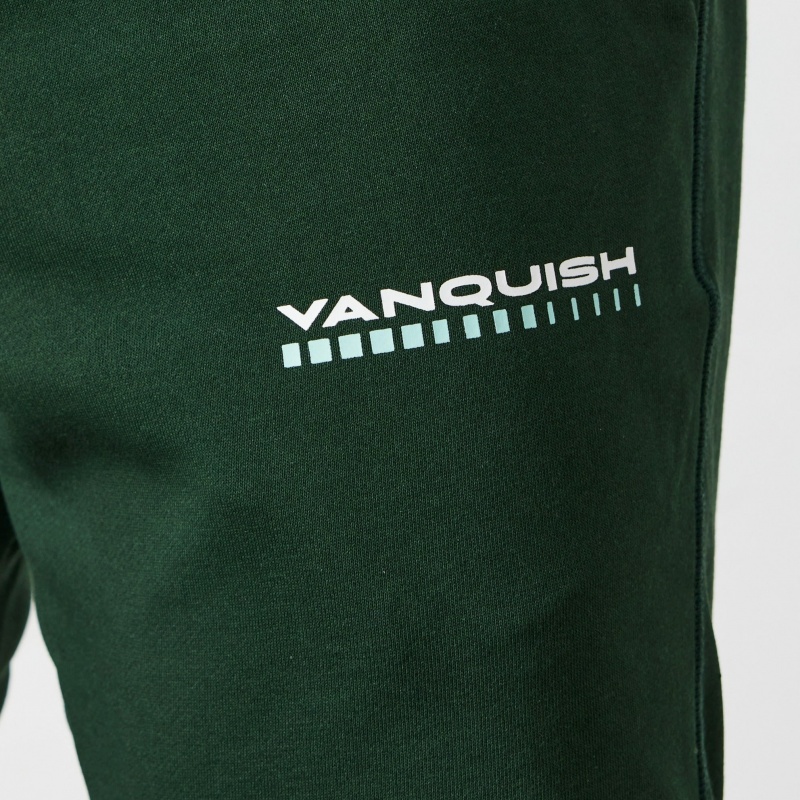 Vanquish Fitness Green Athletics Division Tapered Sweatpants Green | CDVM67012