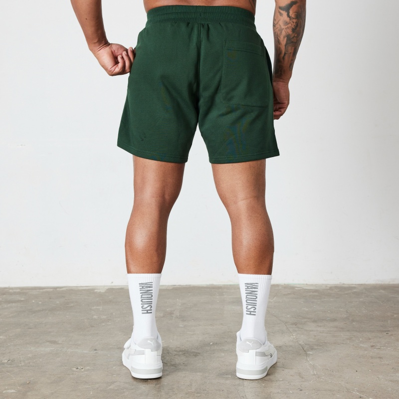 Vanquish Fitness Green Athletics Division Shorts Green | DFJA83251