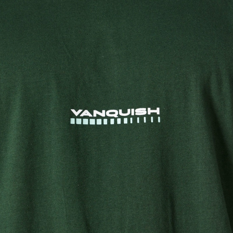 Vanquish Fitness Green Athletics Division Oversized Long Sleeve T Shirt Green | RXEL45960