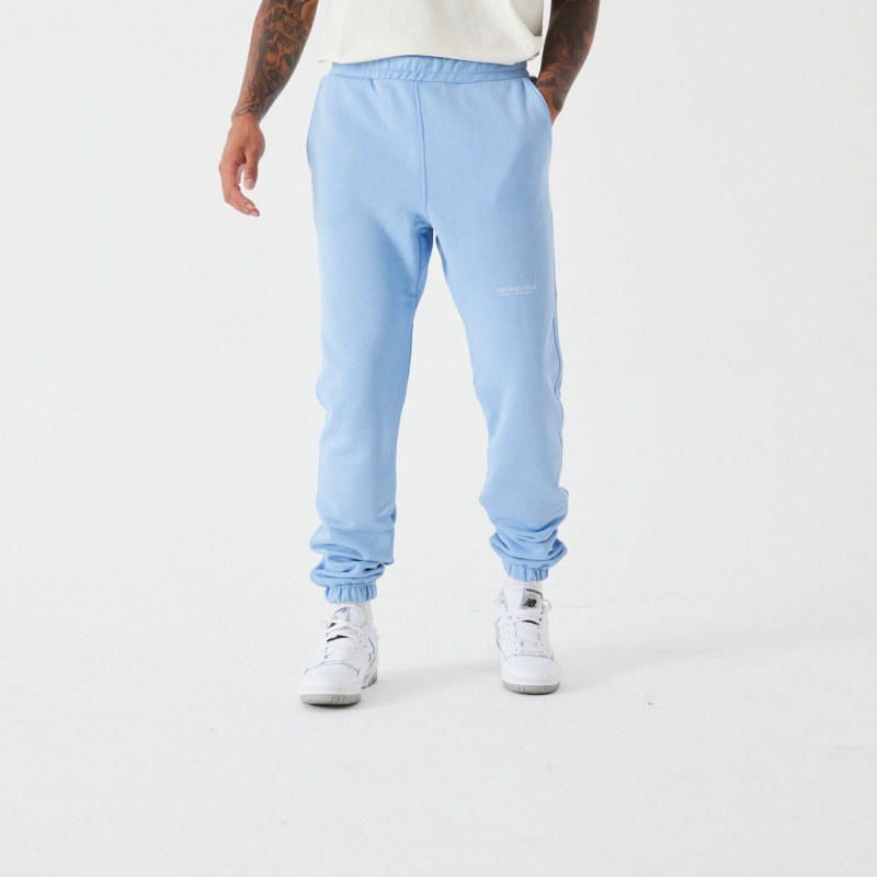 Vanquish Fitness Heavyweight Division Blue Tapered Sweatpants Blue | XFCP35741