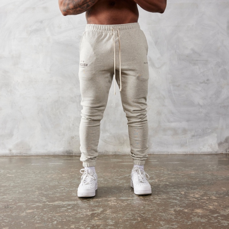 Vanquish Fitness Oat Marl Unconquerable Tapered Sweatpants Oat Marl | GIXR89713