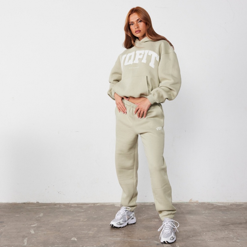 Vanquish Fitness Pale Khaki VQFIT Oversized Sweatpants Pale Khaki | ZYIM86049