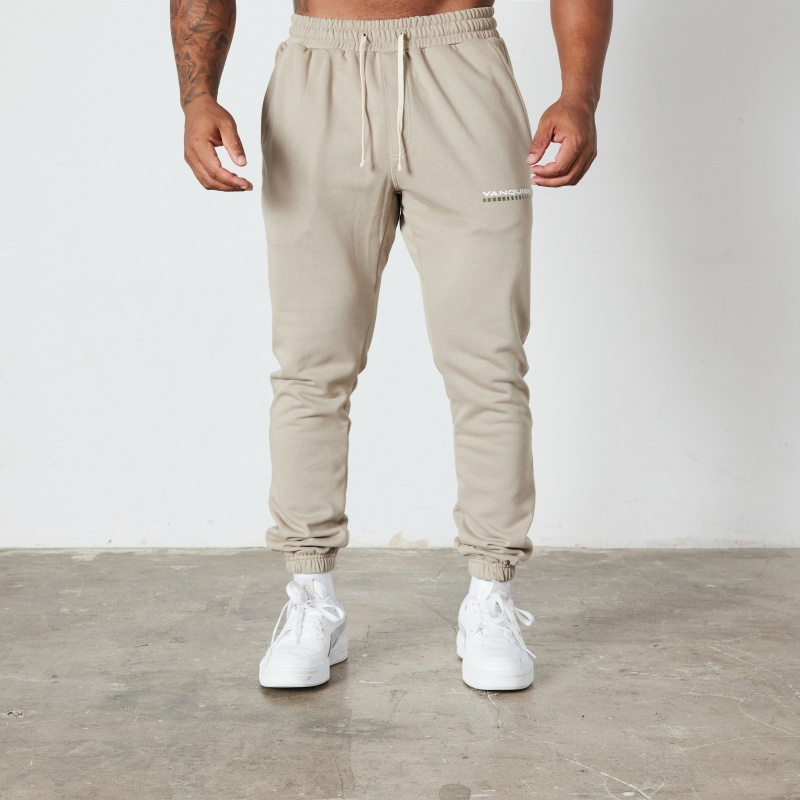 Vanquish Fitness Stone Athletics Division Tapered Sweatpants Stone | UELG95670