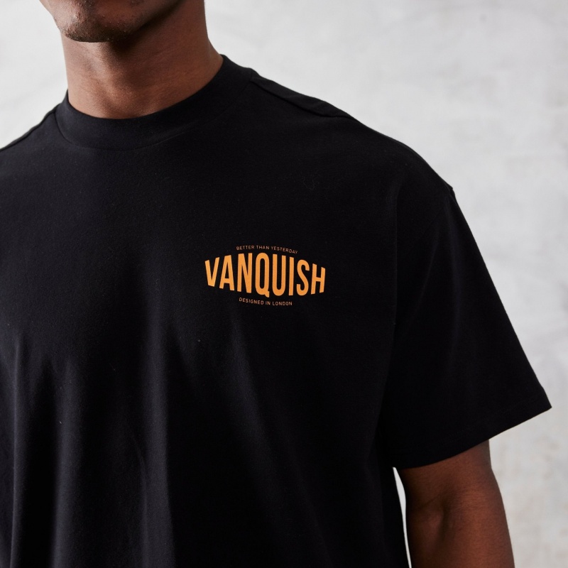 Vanquish Fitness TSP Black Undeniable Oversized T Shirt Black | DTAL87321