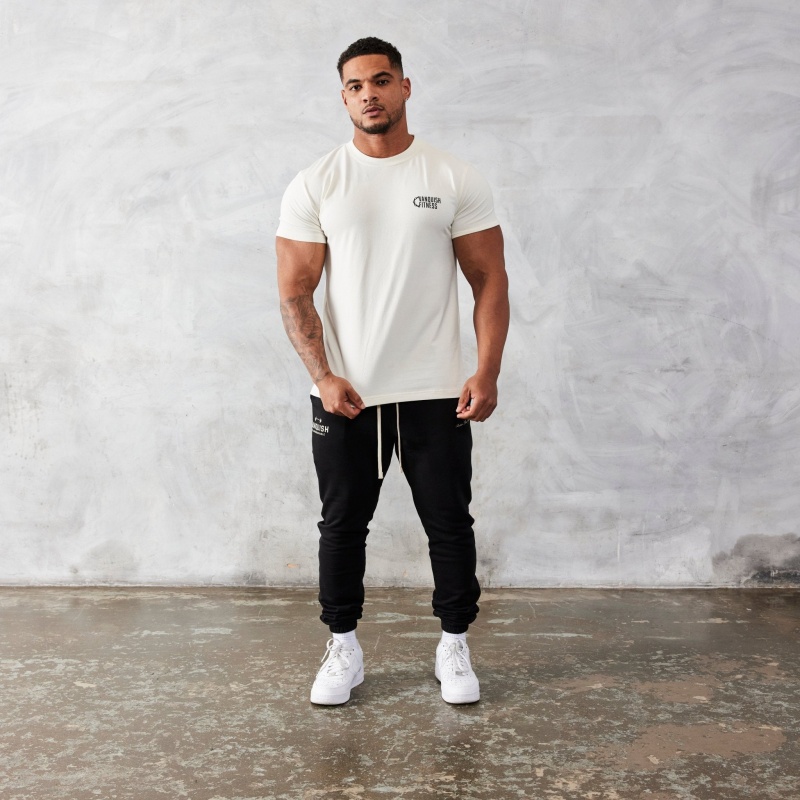 Vanquish Fitness TSP Vintage White Discipline Fitted T Shirt White | BDUX34786