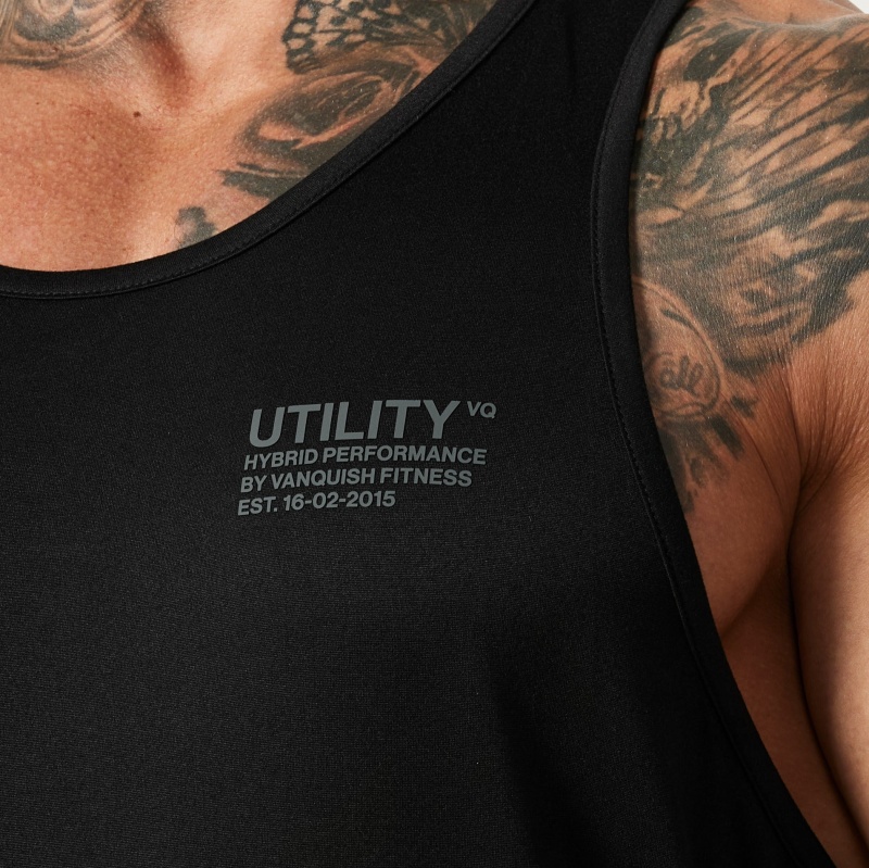 Vanquish Fitness Utility Black Tank Black | GSUO50892