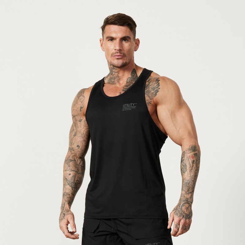 Vanquish Fitness Utility Black Tank Black | GSUO50892