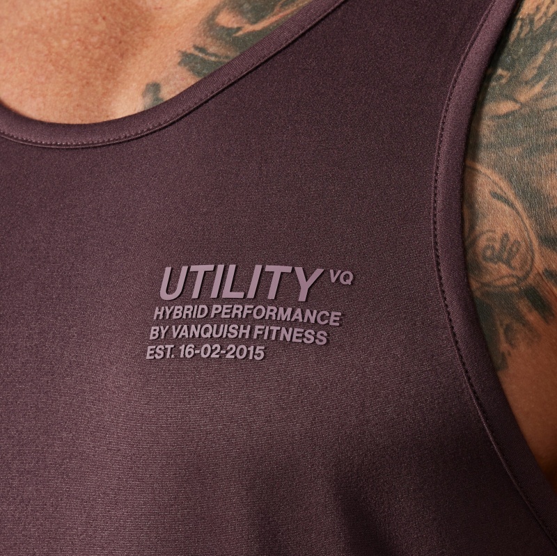 Vanquish Fitness Utility Plum Tank Plum | ETZJ79048