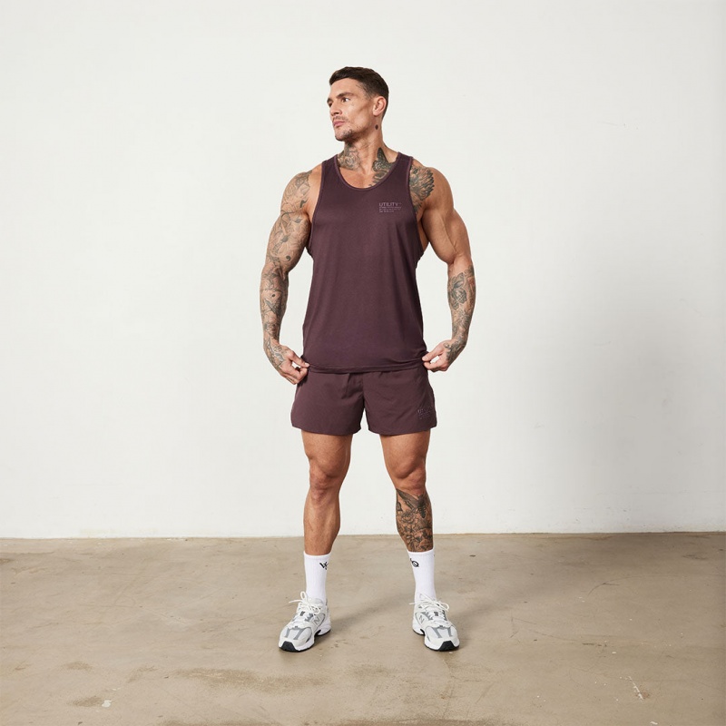 Vanquish Fitness Utility Plum Tank Plum | ETZJ79048