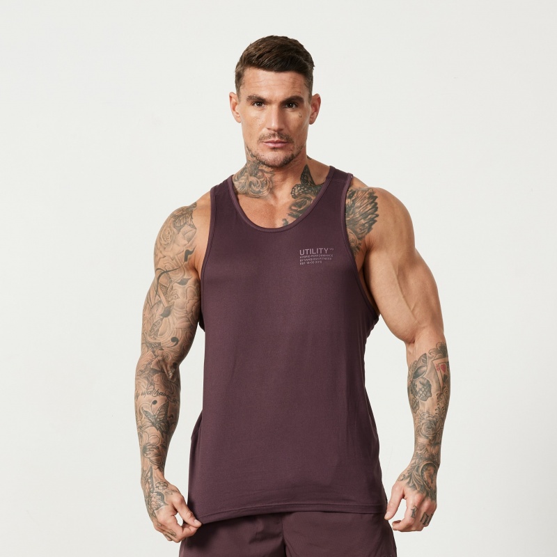 Vanquish Fitness Utility Plum Tank Plum | ETZJ79048