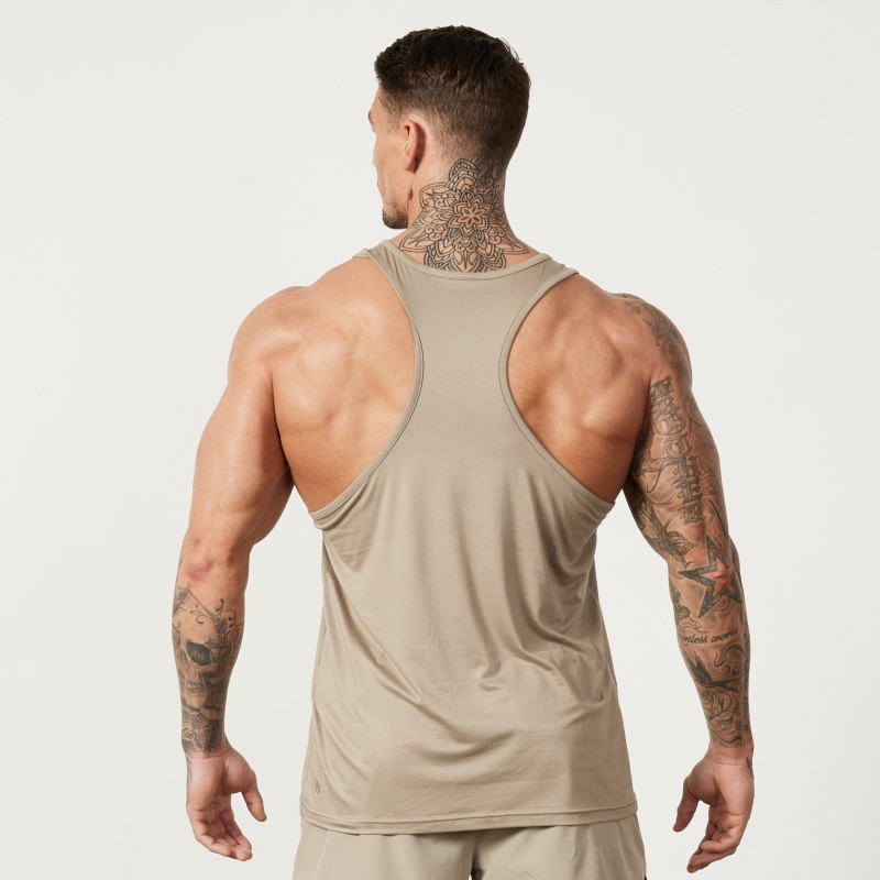 Vanquish Fitness Utility Stone Tank Stone | PYCQ19468