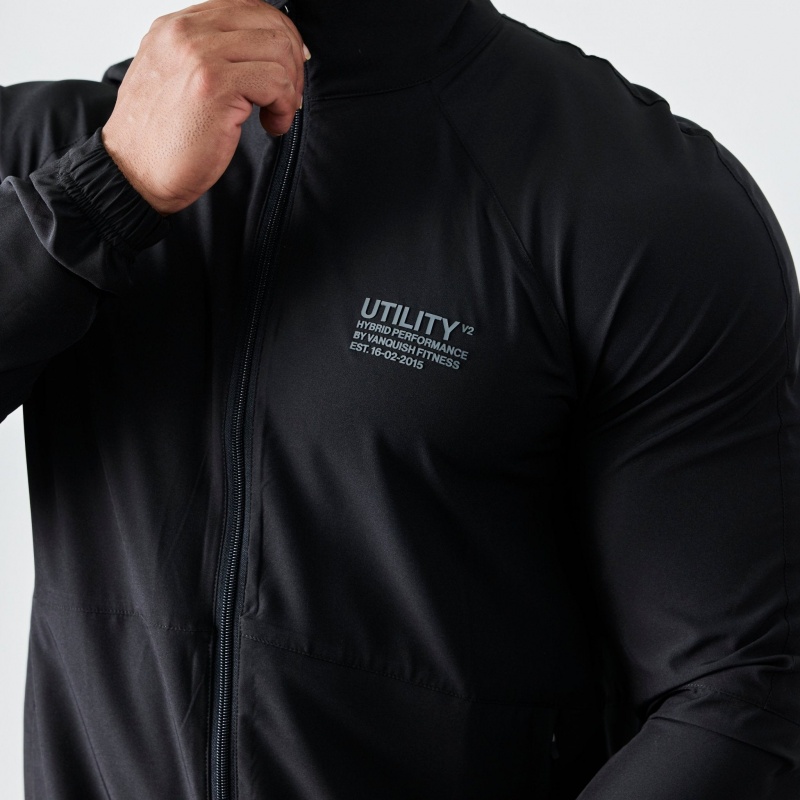 Vanquish Fitness Utility V2 Black Jacket Black | HXJB53094