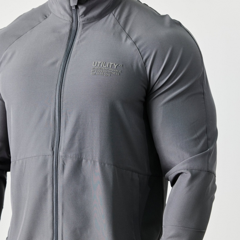 Vanquish Fitness Utility V2 Grey Jacket Grey | UKAS04817