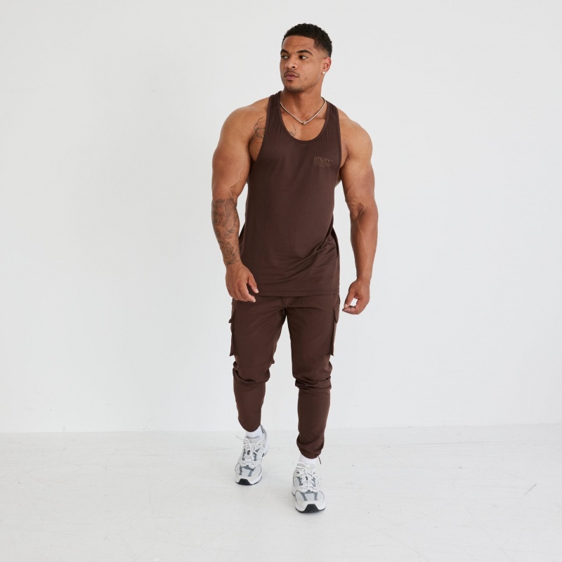 Vanquish Fitness Utility V3 Brown Tank Brown | MKPH48320