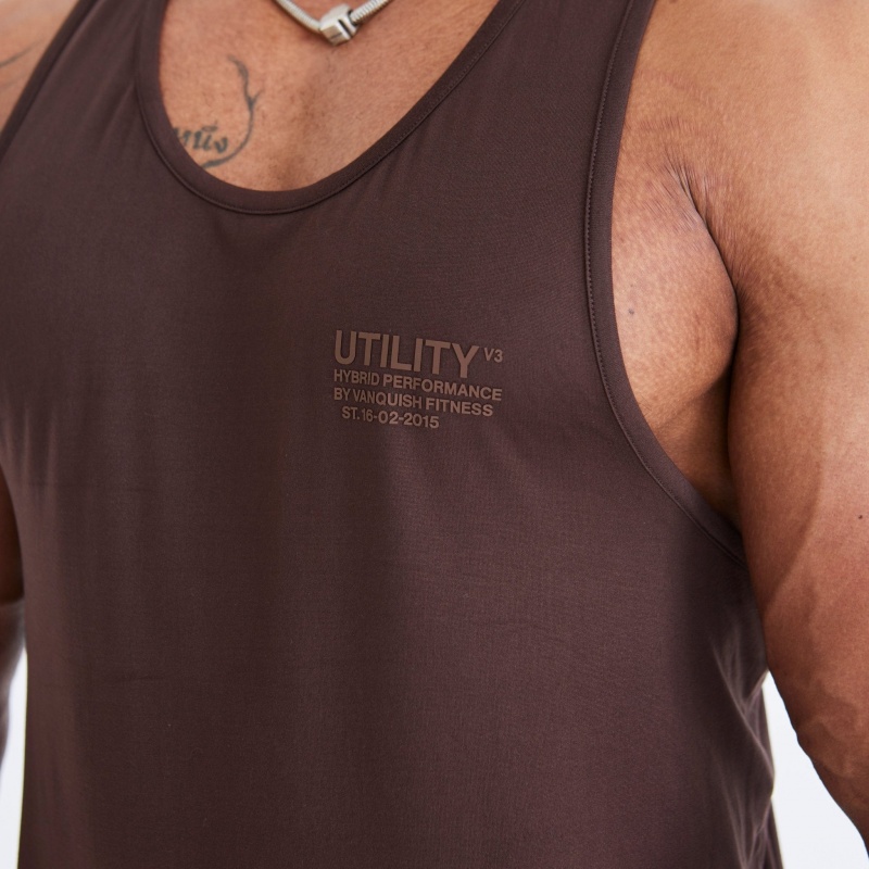 Vanquish Fitness Utility V3 Brown Tank Brown | MKPH48320