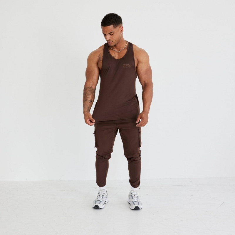 Vanquish Fitness Utility V3 Brown Tank Brown | MKPH48320