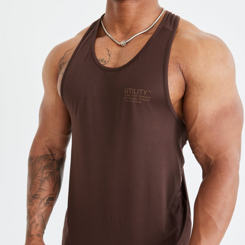 Vanquish Fitness Utility V3 Brown Tank Brown | MKPH48320