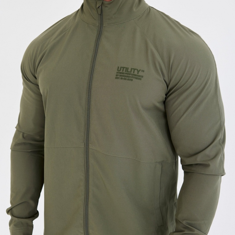 Vanquish Fitness Utility V3 Khaki Jacket Khaki | YTPX34865