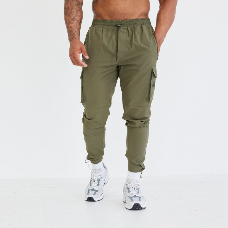 Vanquish Fitness Utility V3 Khaki Tapered Cargo Pants Khaki | ISMG83925