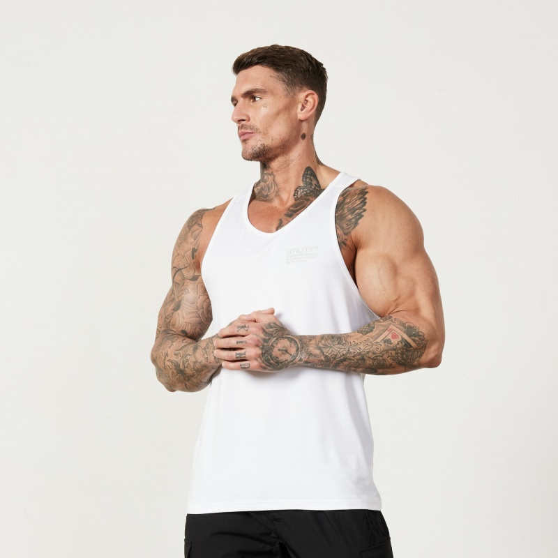 Vanquish Fitness Utility White Tank White | TSKA32641